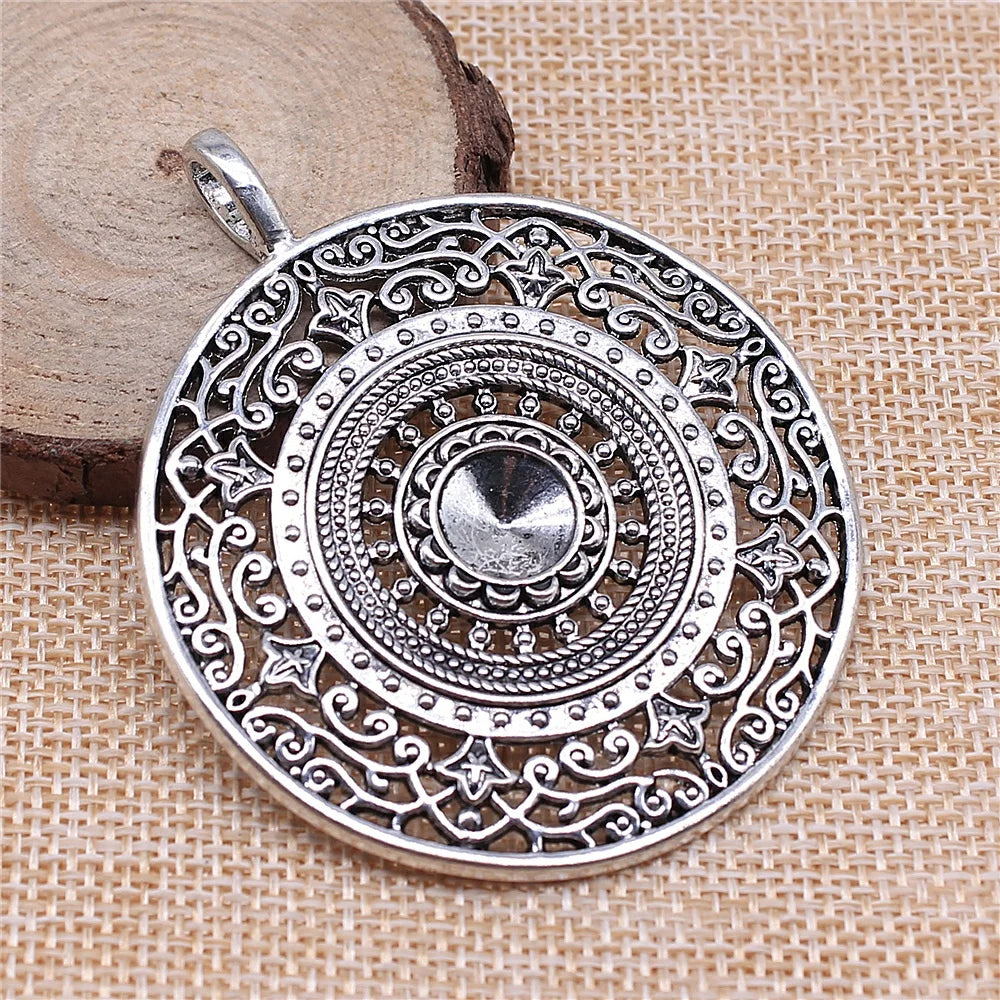 Vintage Mandala Charm Pendant Collection