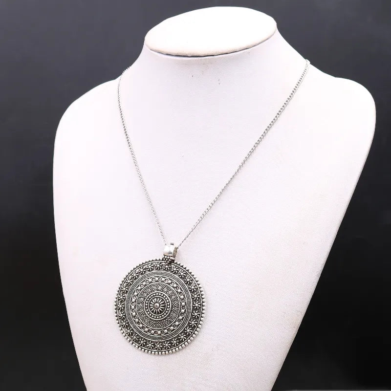 "Spiritual Circle" Mandala Medallion Pendant