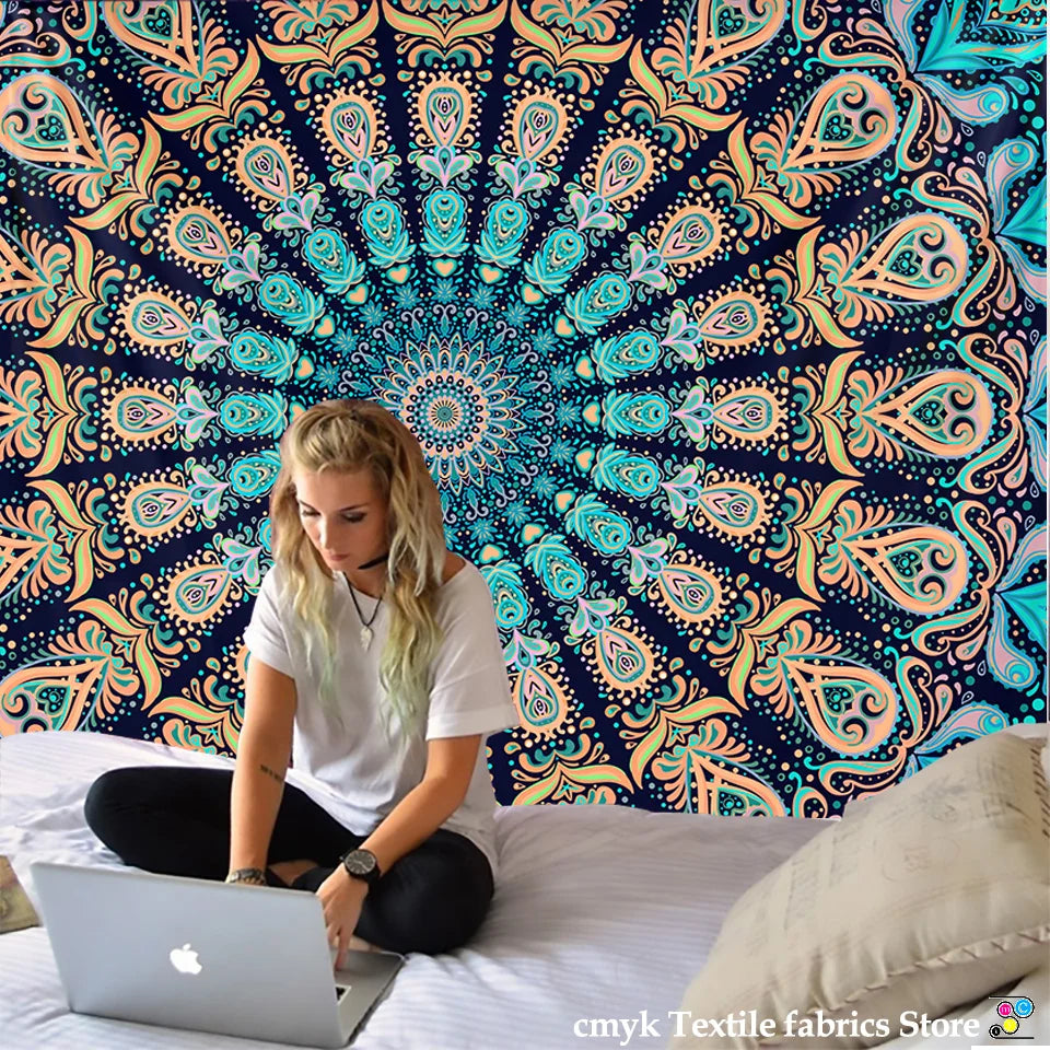 Celestial Mandala Wall Tapestry Collection