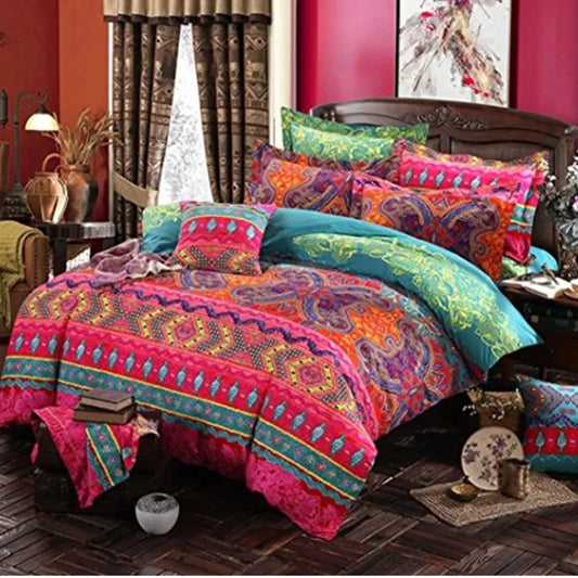 Bohemian Mandala Comforter Set - Duvet and Pillow Covers