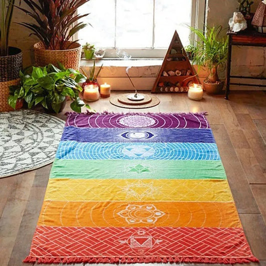 Chakra Alignment Mandala Meditation Cloth