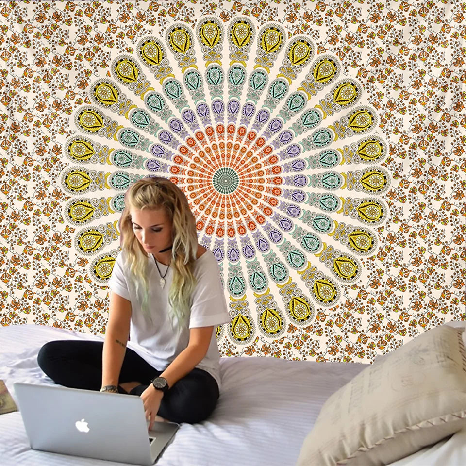 Celestial Mandala Wall Tapestry Collection