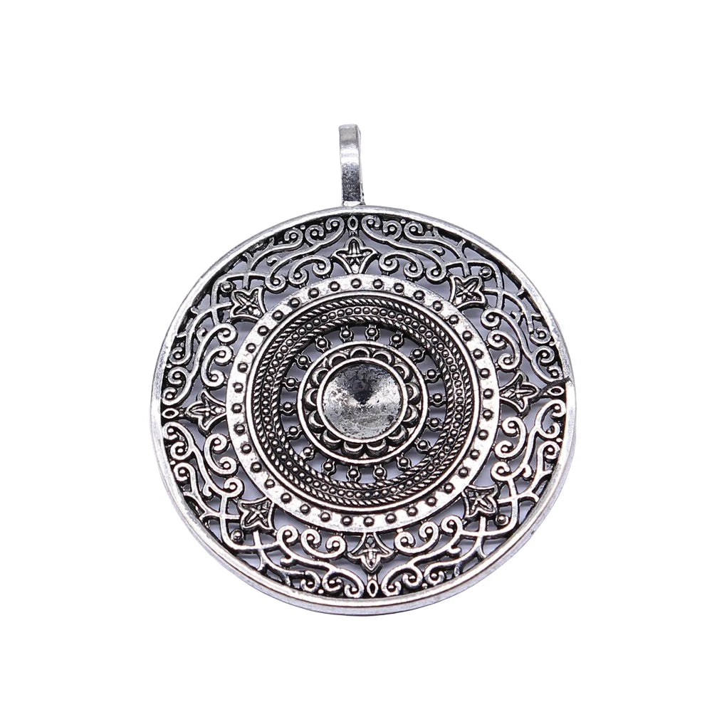 Vintage Mandala Charm Pendant Collection