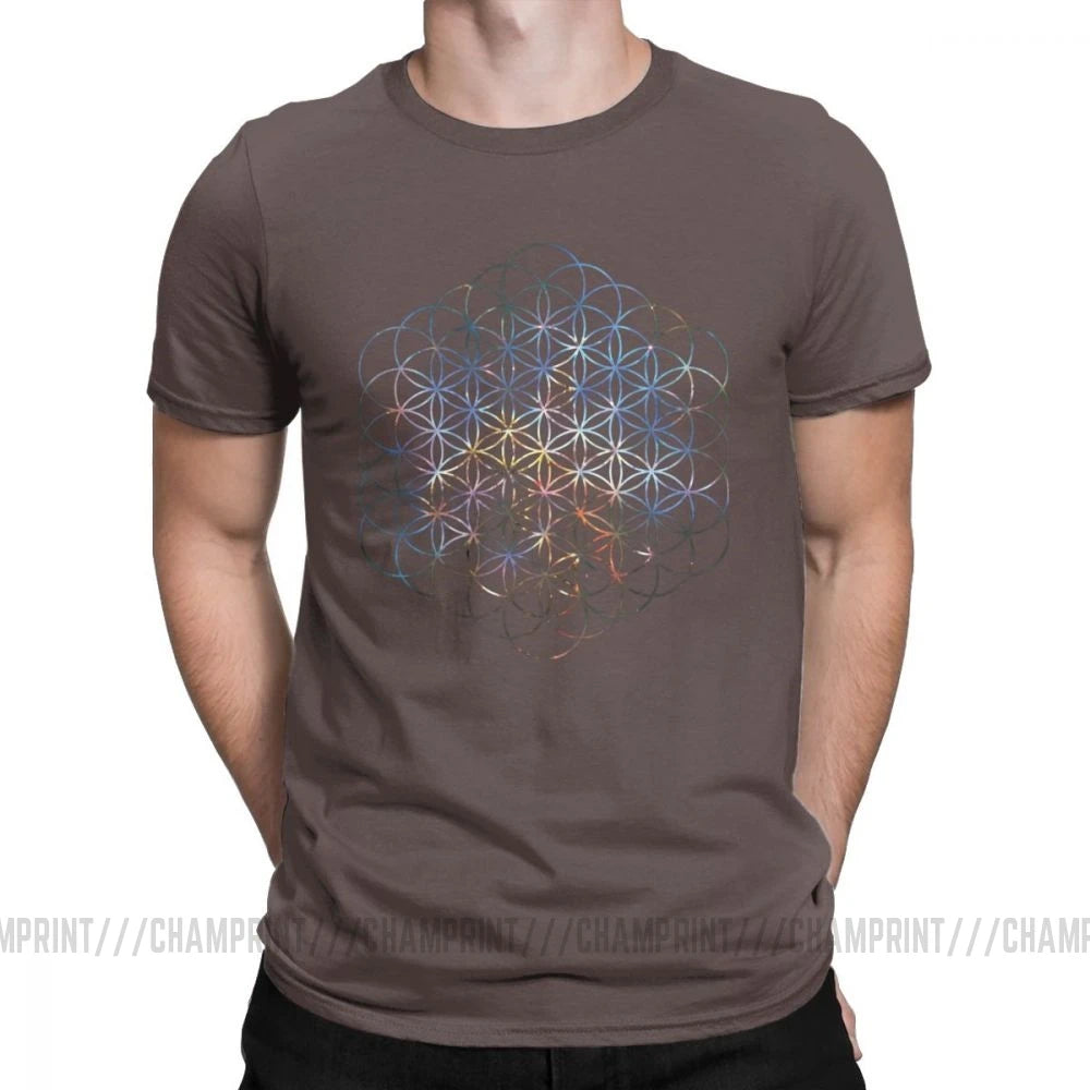 Sacred Geometry Yoga Tees: Vibrant Energy in Every Hue