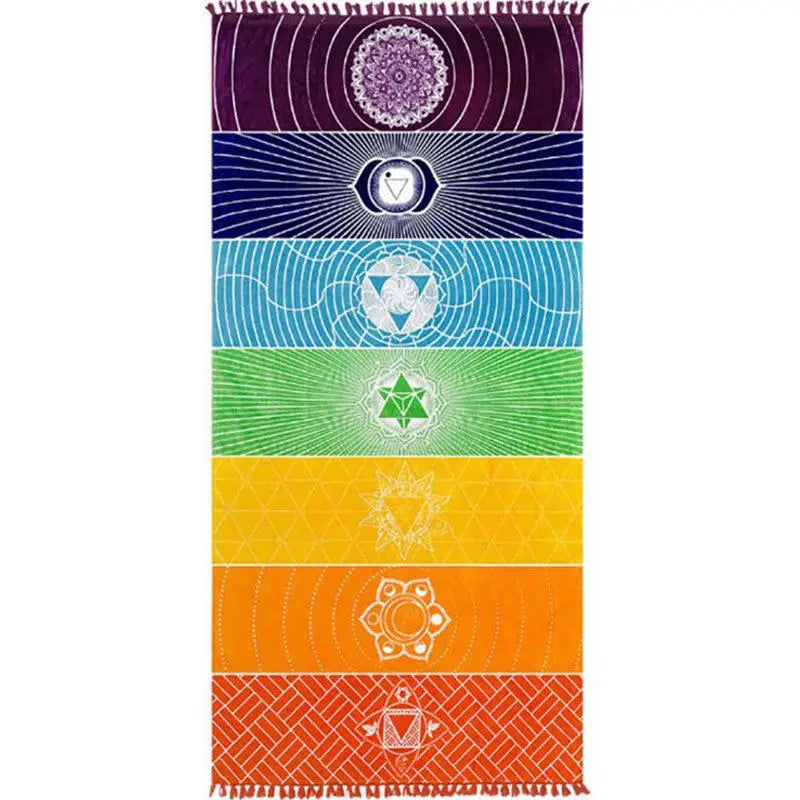 Chakra Alignment Mandala Meditation Cloth