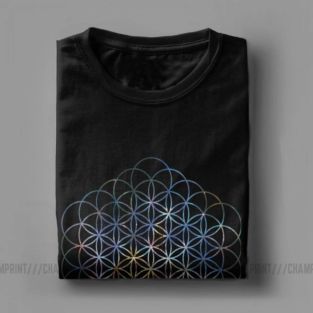 Sacred Geometry Yoga Tees: Vibrant Energy in Every Hue