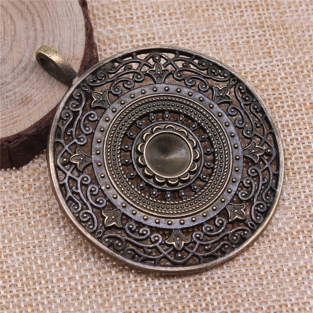 Vintage Mandala Charm Pendant Collection