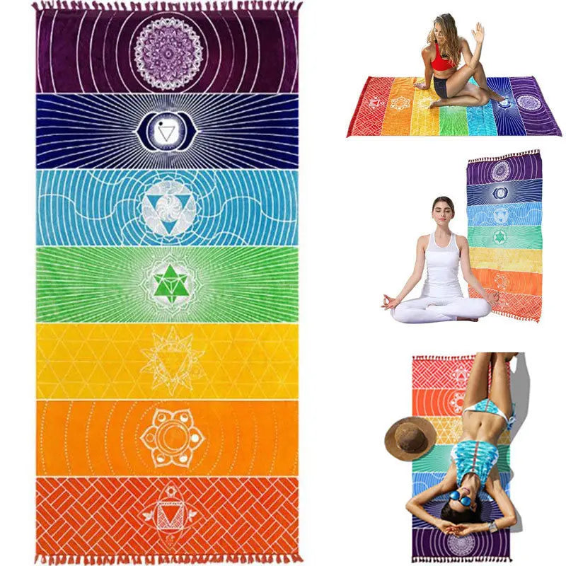 Chakra Alignment Mandala Meditation Cloth