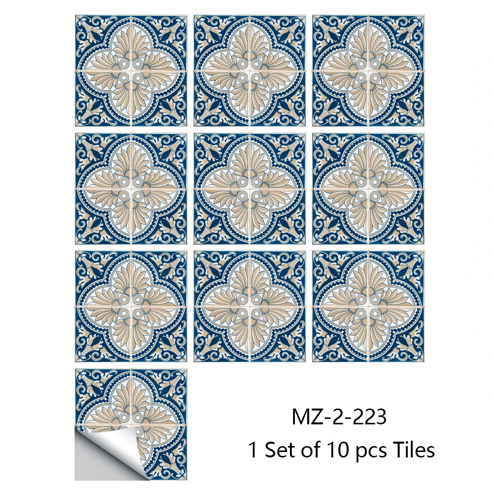 Decorative Mandala Tile Sticker Sets in Various Sizes