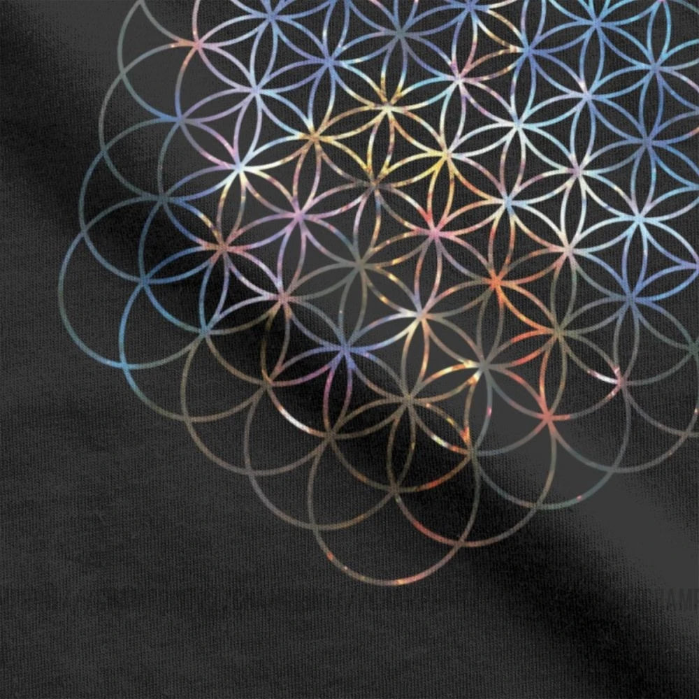 Sacred Geometry Yoga Tees: Vibrant Energy in Every Hue