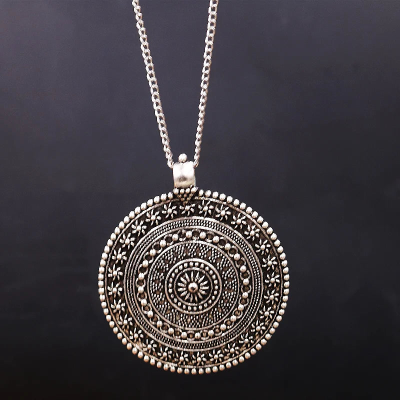 "Spiritual Circle" Mandala Medallion Pendant