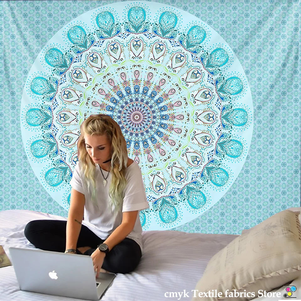 Celestial Mandala Wall Tapestry Collection