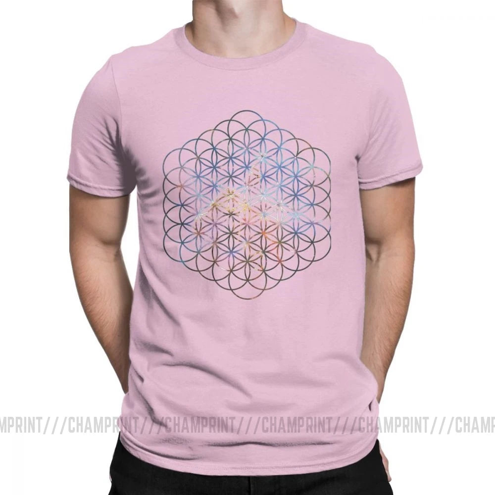 Sacred Geometry Yoga Tees: Vibrant Energy in Every Hue