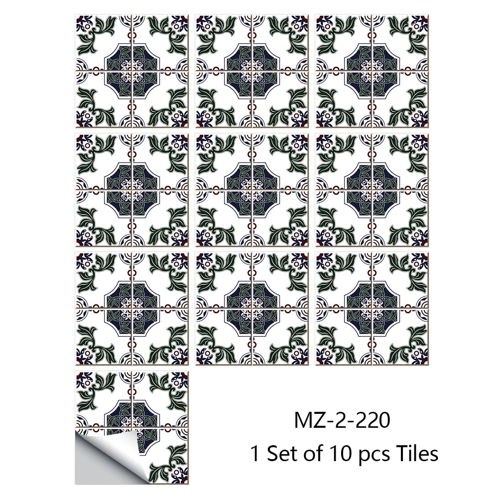 Decorative Mandala Tile Sticker Sets in Various Sizes