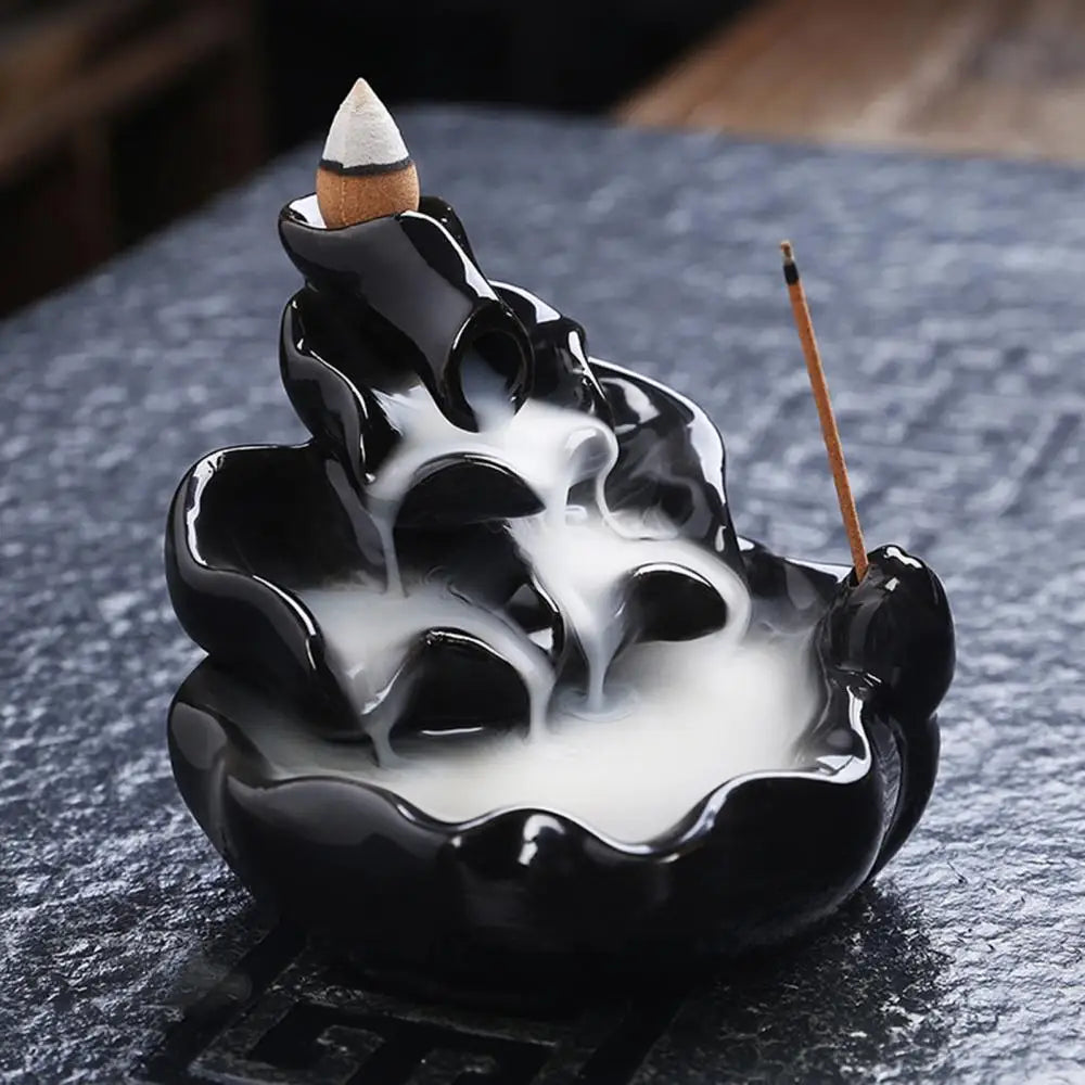 Zen Waterfall Ceramic Backflow Incense Burners