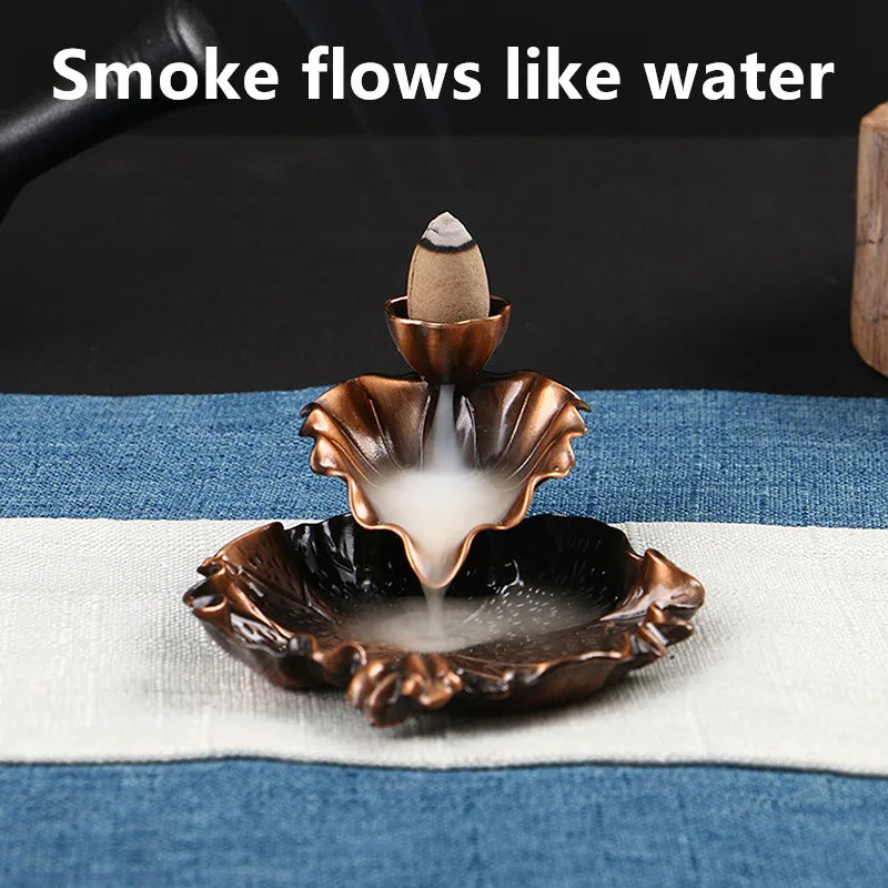 Artisanal Backflow Incense Burner - Petite Elegance Collection