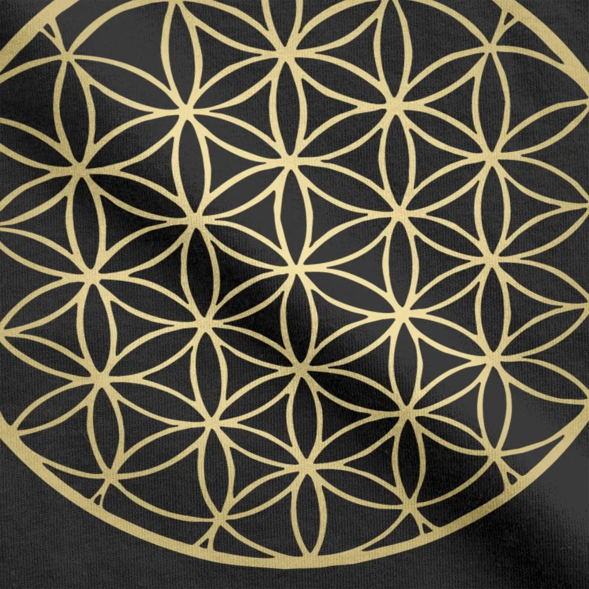 Flower of Life Mandala Tee - Men's Cosmic Geometry T-Shirt