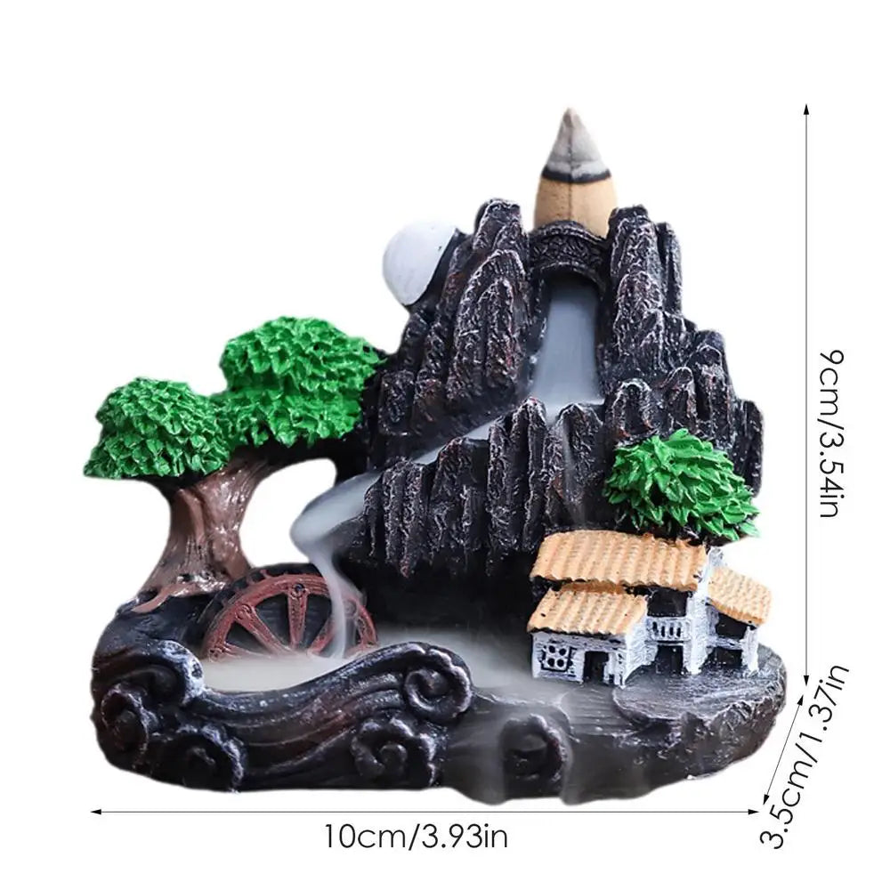 Backflow Incense Waterfall Incense Holder For a Tranquil Environment