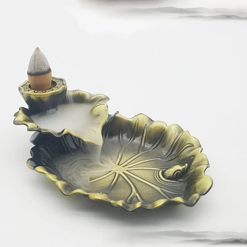 Artisanal Backflow Incense Burner - Petite Elegance Collection