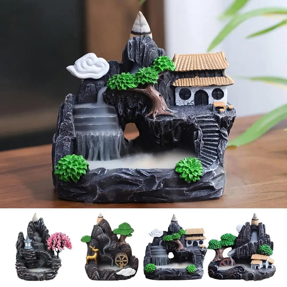 Backflow Incense Waterfall Incense Holder For a Tranquil Environment