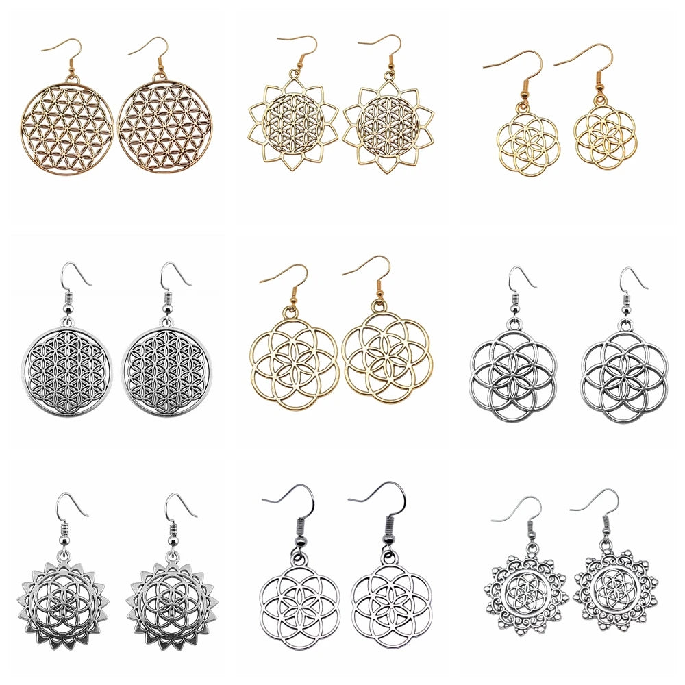 Elegant Mandala Earrings Collection – Timeless Spiritual Chic