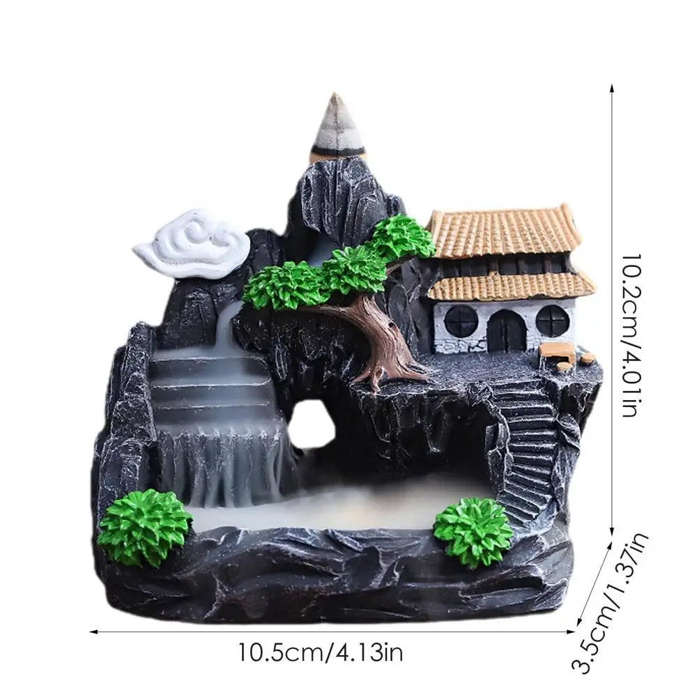 Backflow Incense Waterfall Incense Holder For a Tranquil Environment