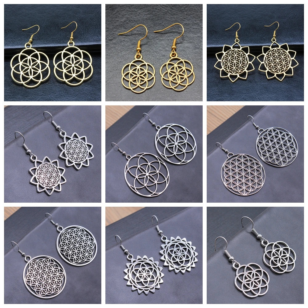 Elegant Mandala Earrings Collection – Timeless Spiritual Chic