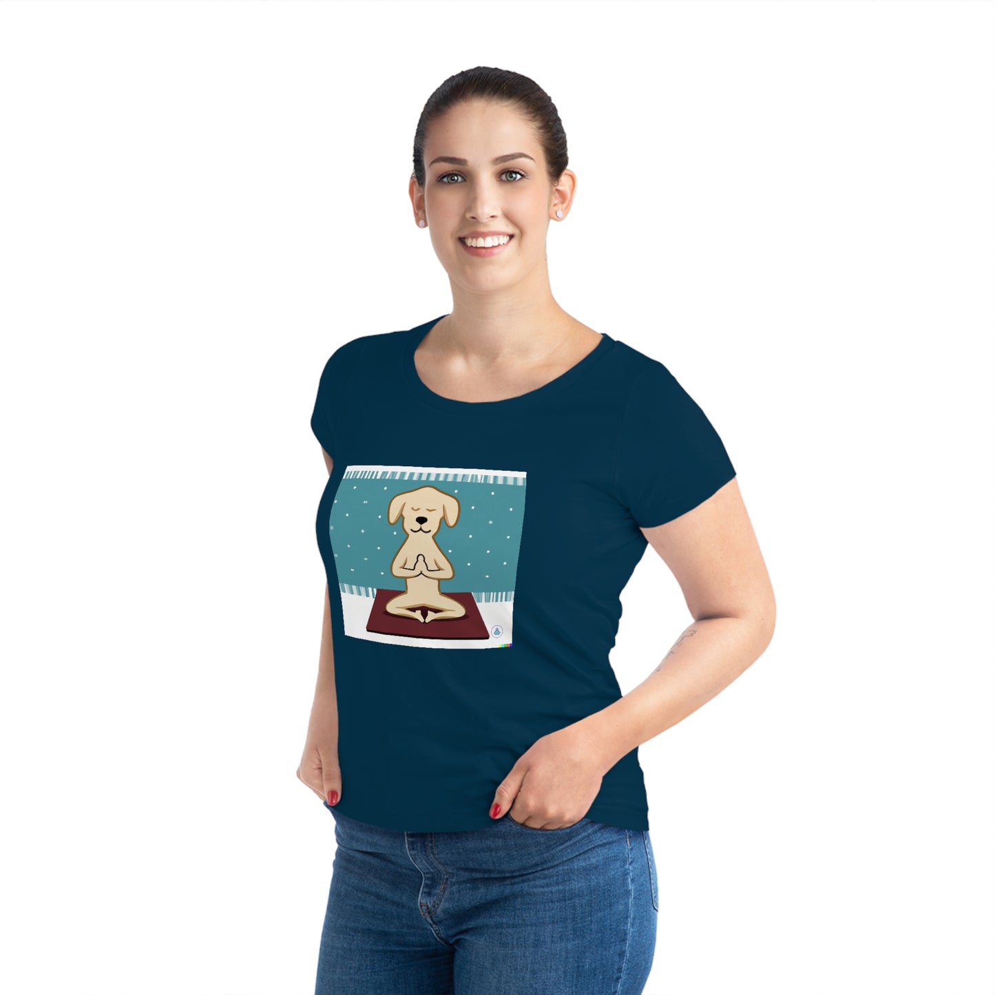 Meditating Doggo - Women's Jazzer T-shirt