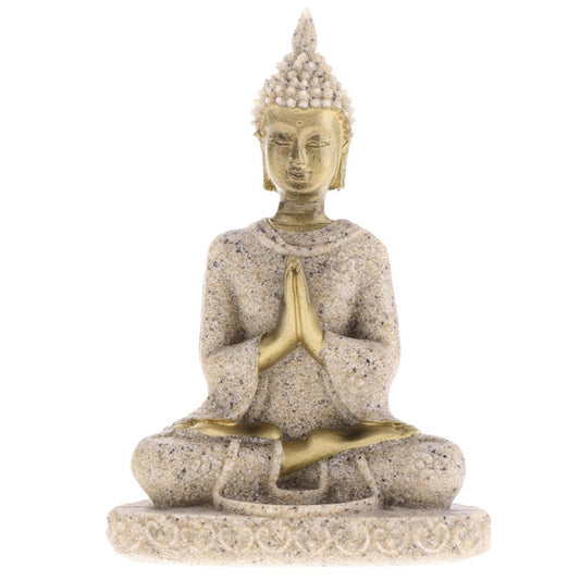 Handmade Sandstone Buddha Sculpture