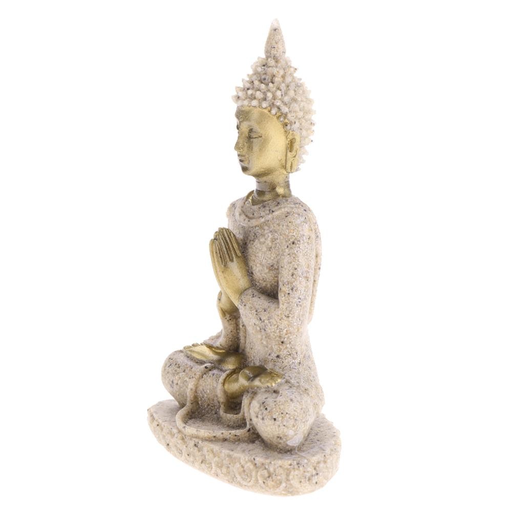 Handmade Sandstone Buddha Sculpture