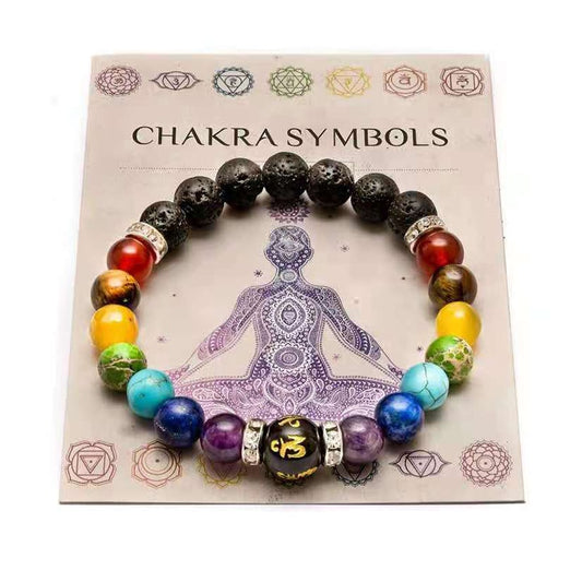 Natural Stone 7 Chakra Bracelet